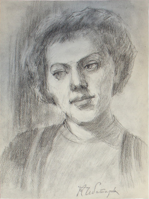 Чеботарёв Константин Константинович. Женский портрет